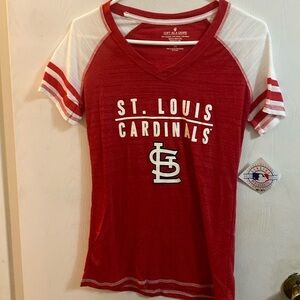 NWT St Louis Cardinals, women's sz M, MLB licensed tee